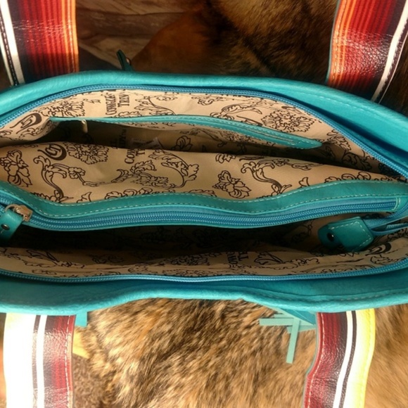  LAST ONE!! Concealed Carry Turquoise Purse - Picture 4 of 5